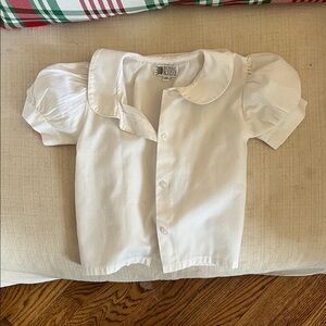 White Puff Sleeve Shirt